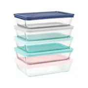 Pyrex Simply Store Glass Meal Plan 3 Cup Set 10pc