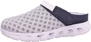 [ChayChax] Mens Womens Mesh Sandals Garden Clog Shoes Breathable Summer Indoor Outdoor Slippers Lightweight Walking Beach Sports Sandals