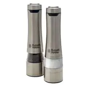 Russell Hobbs Salt & Pepper Mills - Brushed Stainless Steel