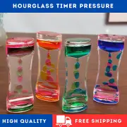 Liquid Motion Bubbler Floating Color Timer Fidget Oil Liquid Toys Stress Relief