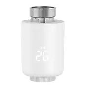 Tuya Zigbe Smart Thermostat Radiator Valve Temperature Schedule Setting Window Open Detection Function APP Remote Voice