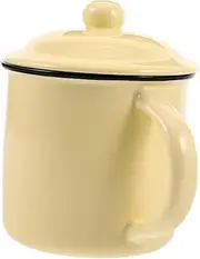 JOINPAYA Mug Portable Porcelain Coffee Cup for Outdoor Use Retro Style Juice Mug for Camping and Everyday Beverages Temperature Control
