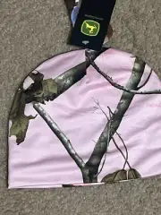 Pink MID-WEIGHT FLEECE BEANIE MOSSY-OAK BREAK-UP INFINITY. ORIGINAL CABELA