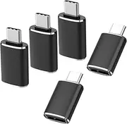 USB-C to USB Adapter (Pack of 5) USB-C to USB 3.0 Female Mobile Phone OTG Adapter, Thunderbolt 4/3 to USB 3.0 Compatible with iPhone 16 Pro Max MacBook Pro Air 2023 iPad Mini iMac Surface and More
