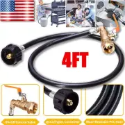 Propane Refill Adapter Hose QCC Type 1LB High Pressure 350PSI with Control Valve