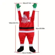 NNETM The Jolly Ascent: Santa Claus Climbing Christmas Cheer