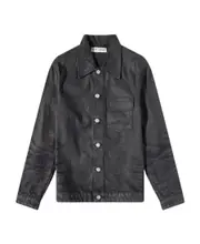 Rebirth button-up denim jacket 46,48,50,52 Black