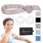 Mulberry Silk Heatless Hair Curler Set - Overnight Curling Headband for No-Heat