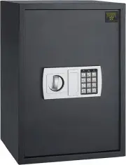 Large Digital Safe 1.8 cu ft Steel Safe Box for Home Office Security Dark Grey