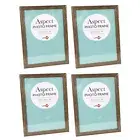 4x Unigift Aspect MDF/Glass A3 Picture/Photo Frame Wall Hanging Assorted
