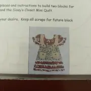Sissy's Closet Quilt Block Pattern #665 - Sassy Sammy & Adorable Anna