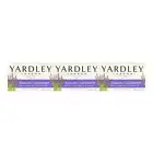 Yardley London English Lavender Moisturizing Bath Bar Soap, 3 Bars x 4.0 oz Each