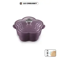 在飛比找momo購物網優惠-【Le Creuset】琺瑯鑄鐵鍋山茶花鍋20cm(水晶紫-
