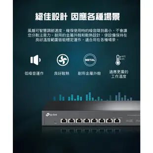 TP-Link TL-SX1008 hub 網路交換器 8埠100Mbps/1/10Gbps 專業級Gigabit交換器