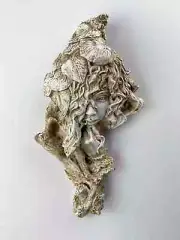 Dryad Fairy Nymph Druid Pixie Nature Tree Woman Wall Sculpture
