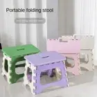 Thickened Small Bench Chair Plastic Shoe Changing Stool Folding Stool Fishing