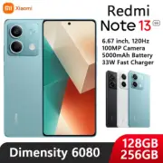 Xiaomi Redmi Note 13 Dimensity 6080 5G Phone 120Hz 100MP 5000mAh 12GB+256GB IP54