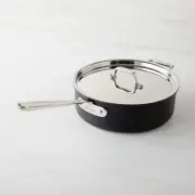 All-Clad NS1 Nonstick Induction Sauté Pan with Lid, 4-Qt.