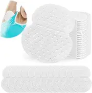 Pack of 50 Self-Adhesive Underarm Pads, Self-Adhesive Cotton Underarm Sweat Pads, Invisible Sweat Pads, Underarm Sweat Pads, Anti-Sweat Pads for Men and Women