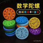 【桃園新品】3D打印數字陀螺旋轉指尖陀螺數學祘數解壓益智祘術玩具乘除加減法 8BZT