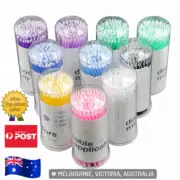Disposable Eyelash Swab Applicator Micro Brush Mascara Tools Extension in tube