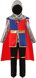 SIZGAROOT knight costume kids boys medieval knight costume Halloween Party Dress Up