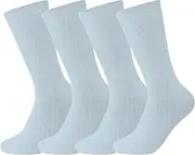 [Dafi soft] 4-Pack Extra Wide Diabetic Cotton Socks for Men & Women – Non-Elastic, Loose Fit, Seamless Toe, Soft & Colorful Design, Premium Comfort, Made in Turkey