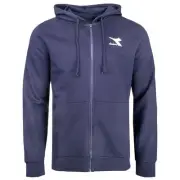 Diadora Core Full Zip Hoodie Mens Blue Casual Outerwear 177762-60062