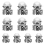 10Pcs Cord Locks End Spring Stopper Spring Cord Toggle Spring Buttons for