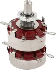 NEW LON0167 WTH118 6mm Shaft Dia Dual 100K Ohm 2W 2 Gang Linear Carbon Potentiometer(WTH118 6mm Schaftdurchmesser Dual 100K Ohm 2W 2 Gang Linear Carbon Potentiometer