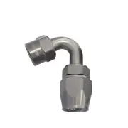 Aeroflow 120 Degree Kryptalon One Piece Full Flow Swivel Hose End Titanium -12AN