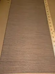 Wenge African composite wood veneer 21" x 10" with wood backer 1/25" thickness