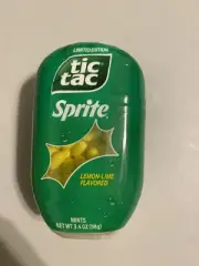 Sprite Tic Tac 3.4oz Lemon Lime Flavored Limited Edition Tic Tacs