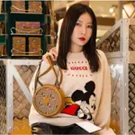 二手現貨 GUCCI(古馳) DISNEY X GUCCI 聯名 米奇 SUPREME 圓餅包 ‎603938