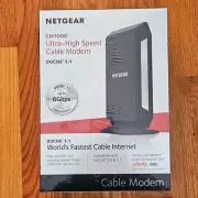 SEALED Netgear CM1000 Ultra-High Speed Cable Modem DOCSIS 3.1 6Gbps Xfinity Cox