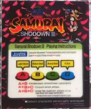 Samurai Shodown (Showdown) III (3) Neo Geo Mini Arcade Marquee