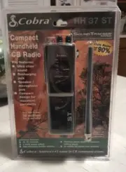 Rare Cobra HH 37 ST 40 Channel Handheld 2-WAY CB Radio Set New