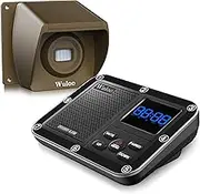 Wireless Driveway Alarm 1800 Feet Long Range Motion Sensor Alert System Driveway Detector for Home with 1800mAh Rechargeable Battery (1&1-Brown)