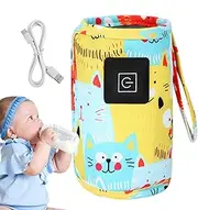 Nlrlo Portable Bottle Warmer - USB Baby Milk Warmer and Sterilizer | Portable Constant Temperature Control Breast Milk and Milk Bottle Warmer for Night Breastfeeding, Outdoor Travel Nursing