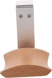 Uonlytech Wooden Headphone Stand Hanger: Multi-Functional Headset Holder Earphone Rack Bag Hook for Desk Headphones Display Workspace Organization