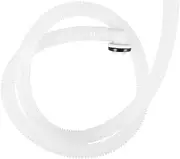 DECORNIJIA Portable Air Conditioner Drain Hose Connector for Window Split Units Flexible Vinyl Tube with Rings Feet Long for Easy Water Drainage