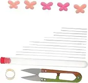 LALAFINA Beaded Needles Set 25pcs Jewellery Making Needles Bead Threading Tools for DIY and Beadworkers Random