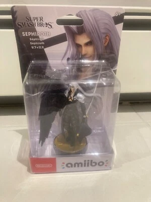 Super Smash Bros Sephiroth amiibo figure NIB Nintendo