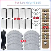 For G50 Hybrid, L60 Hybrid / L60 Hybrid Vacuum Parts Main Side Brush Hepa Filter Mop Pads Dust Bags Accessories As Shown