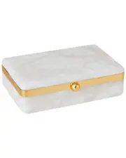 Global Views Gold Band Swivel Box