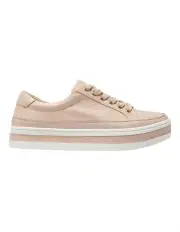 [Easy Steps] Uruguay Sneakers in Blush Leather