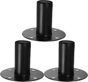 COHEALI 3pcs Aluminum Alloy Speaker Stand Stable Base Speaker Holder for Stage Sound System Easy Installation and Vibration Reduction