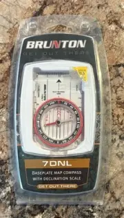 Brunton 7DNL Baseplate Map Compass With Declination Scale
