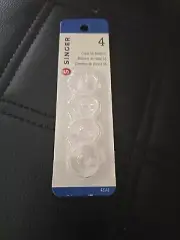 Singer Plastic Class 66 Clear Bobbins 4 pack