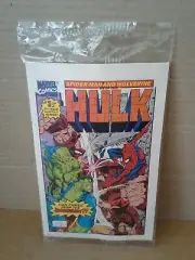 1993 Marvel Mini Comic Drakes Snack Cakes Hulk #3 & Silver Surfer #4 New Sealed
